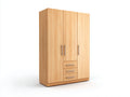 Armadio - Legno-Metallo - 130 x 52 x 190 cm - Rovere chiaro - Stile moderno